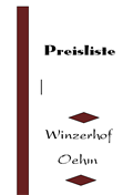 aktuelle Preisliste Edelbrände und Liköre zum Download oder Ausdruck