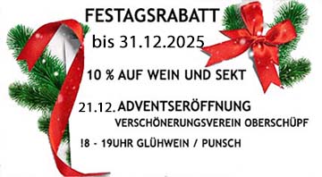 Ermäßigung 10% Festtagsrabatt 2025